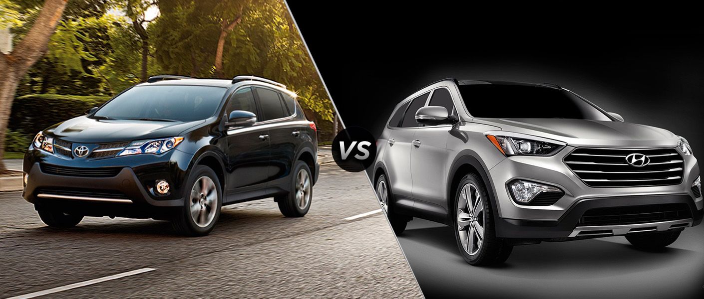 2015 Toyota RAV4 vs 15 Hyundai Santa Fe