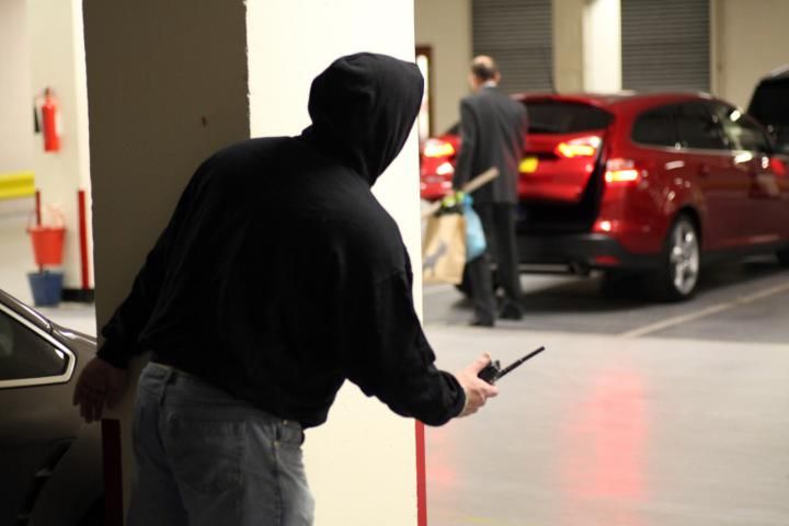 Car theft blocked signal