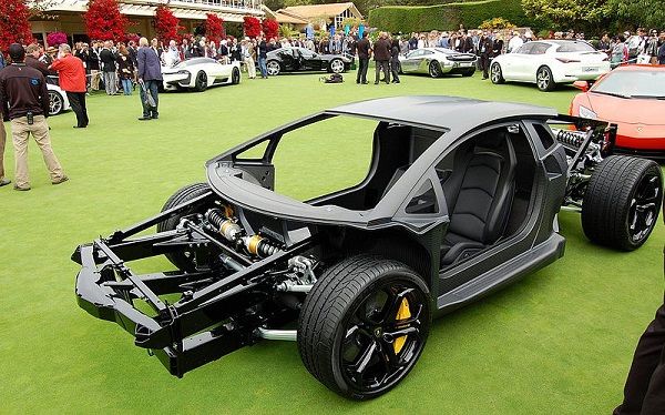 Lamborghini Aventador LP 700 4 chassis