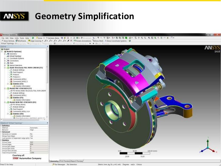 ansys brake simulation