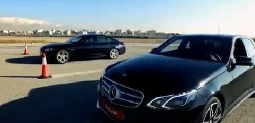 bmw528 Mercedes E250 Drag Race