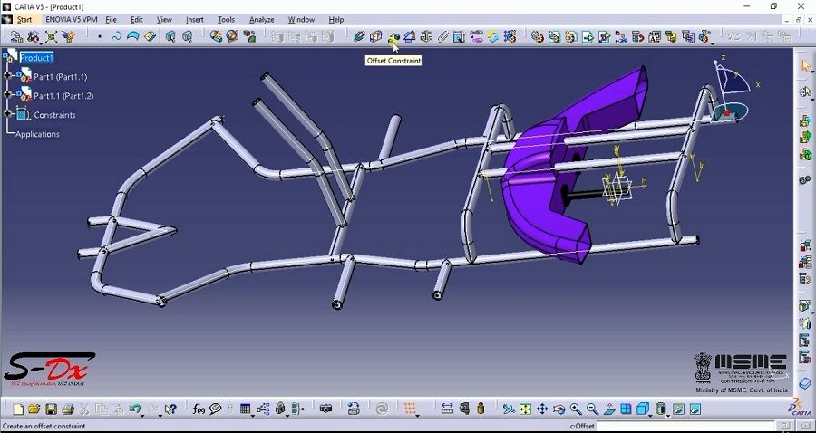 catia raceCar Design tutorial 2