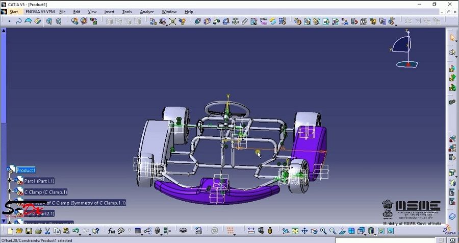 catia raceCar Design tutorial 3